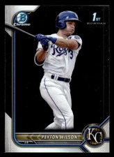 2022 Bowman #BCP-85 Peyton Wilson Chrome Prospects Card Kansas City Royals
