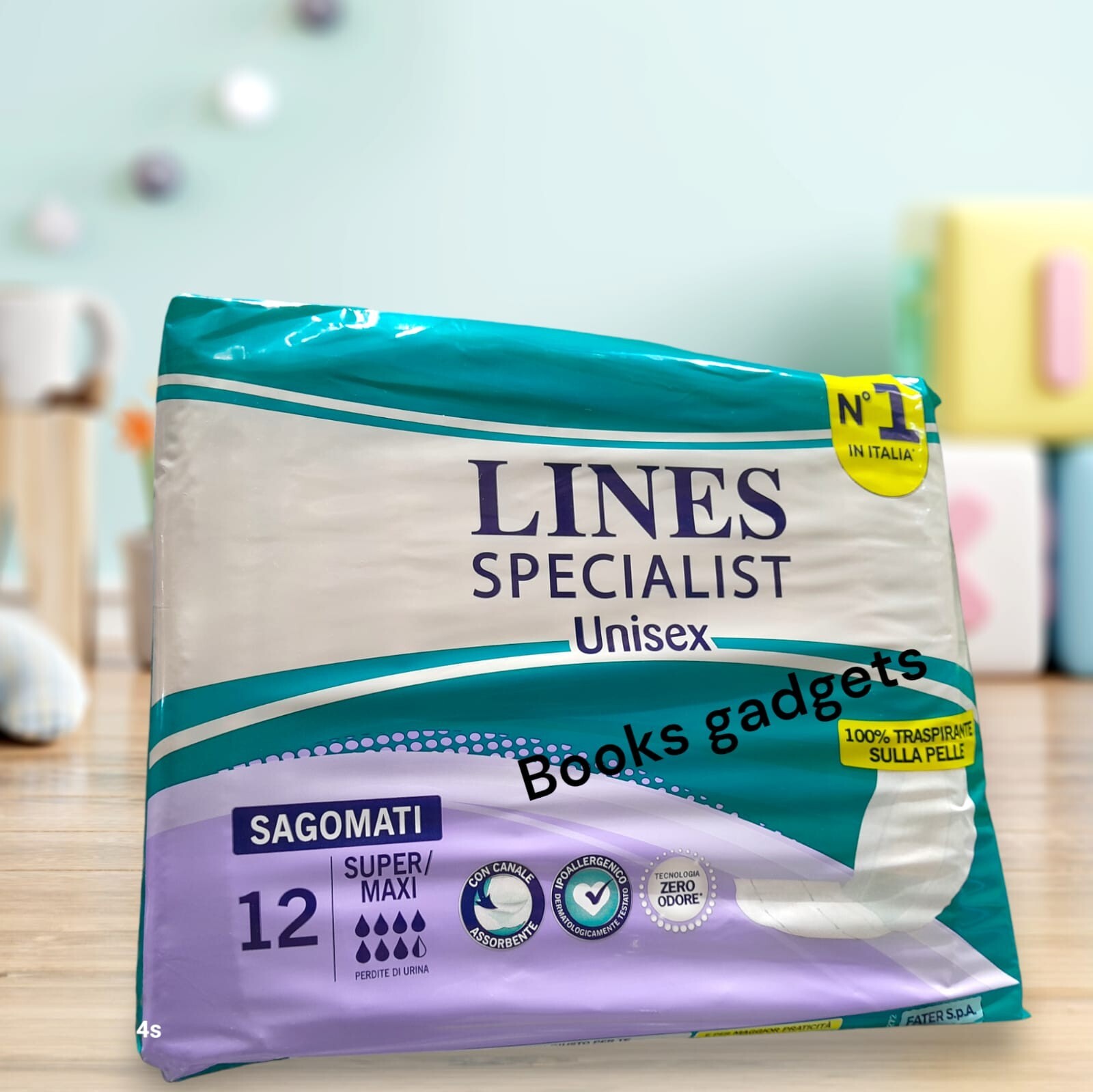 10 Pacchi (120 Pannoloni Sagomati) Lines Specialist Super Maxi per Incontinenti - Immagine 5