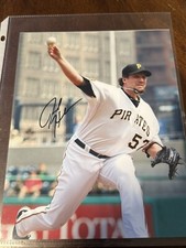 Joel Hanrahan Pittsburgh Pirates Signed 8x10 Photo