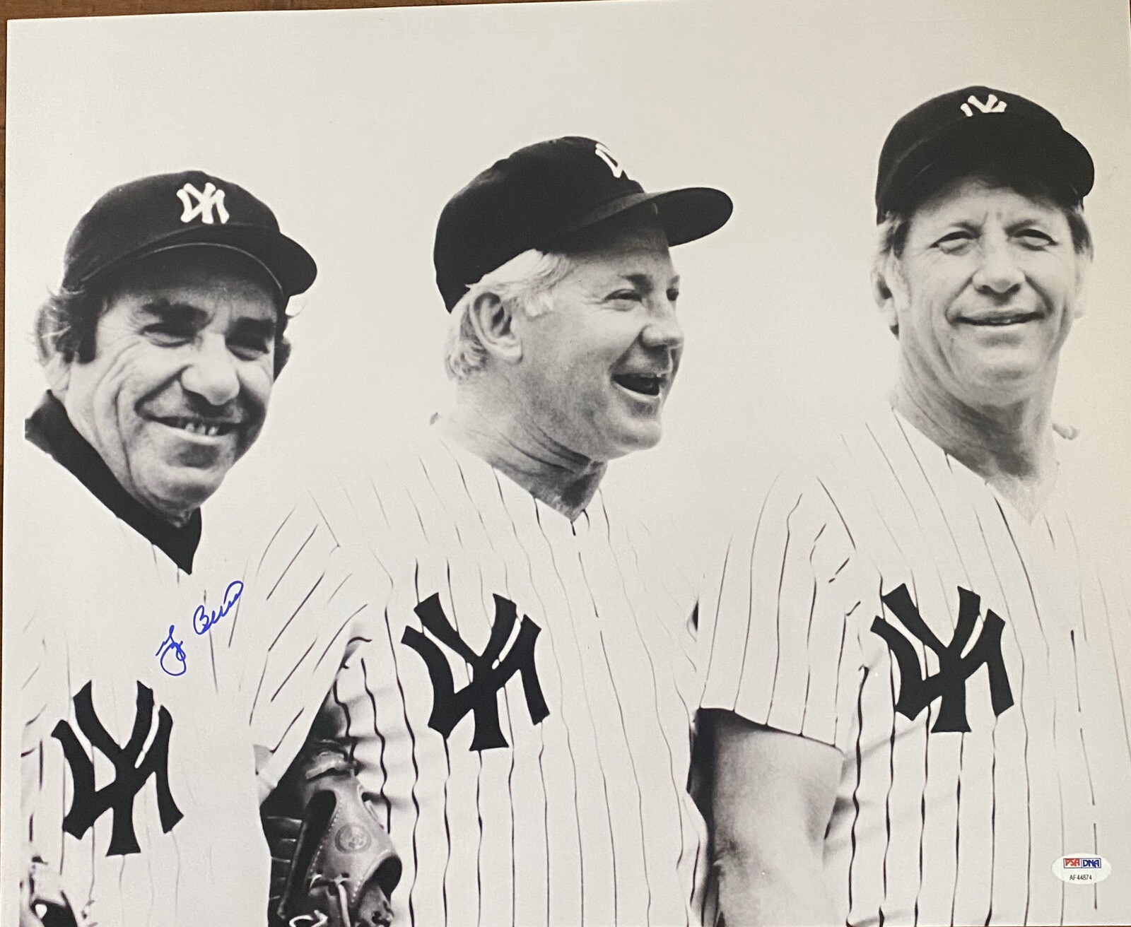 Yogi Berra Signed Photo 16x20 Board Autographed Yankees PSA/DNA