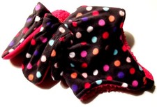 NWT TODDLER GIRLS GRAY POLKA DOT FLEECE JUMPING BEANS HAT  GLOVE SET 2T-4T