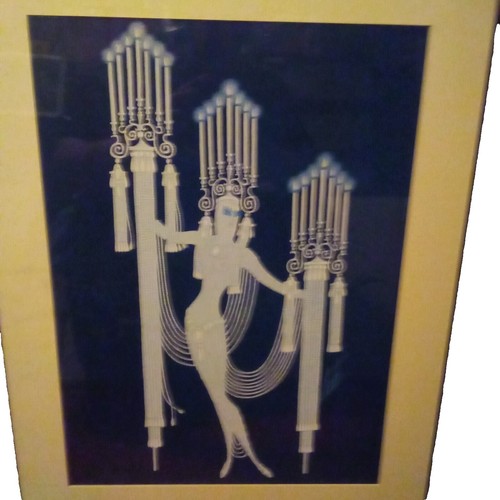 Erte Sisters Silkscreen AP 32 of 60 Signed Art Deco Framed From