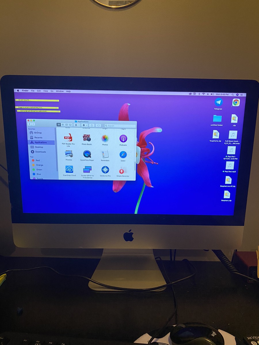 Apple iMac 21.5in late 2012 With 4K Retina Display 1TB Memory 8GB