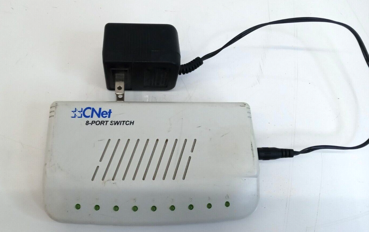 CNET 8 PORT EHTERNET SWITCH 18-1SGH800CFB | eBay