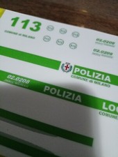 Kit Adesivi 1/24 Polizia Locale Milano Rimessa 113 Radio Mobile no decals FB 