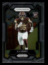2023 Panini Prizm #400 K.J. Henry Rookie Washington Commanders
