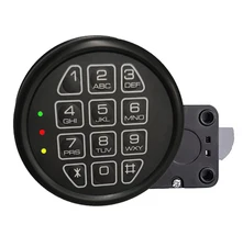 Gun Safe Lock Replacement Black Keypad Electronic Swing Bolt Lock Fit Safe Box