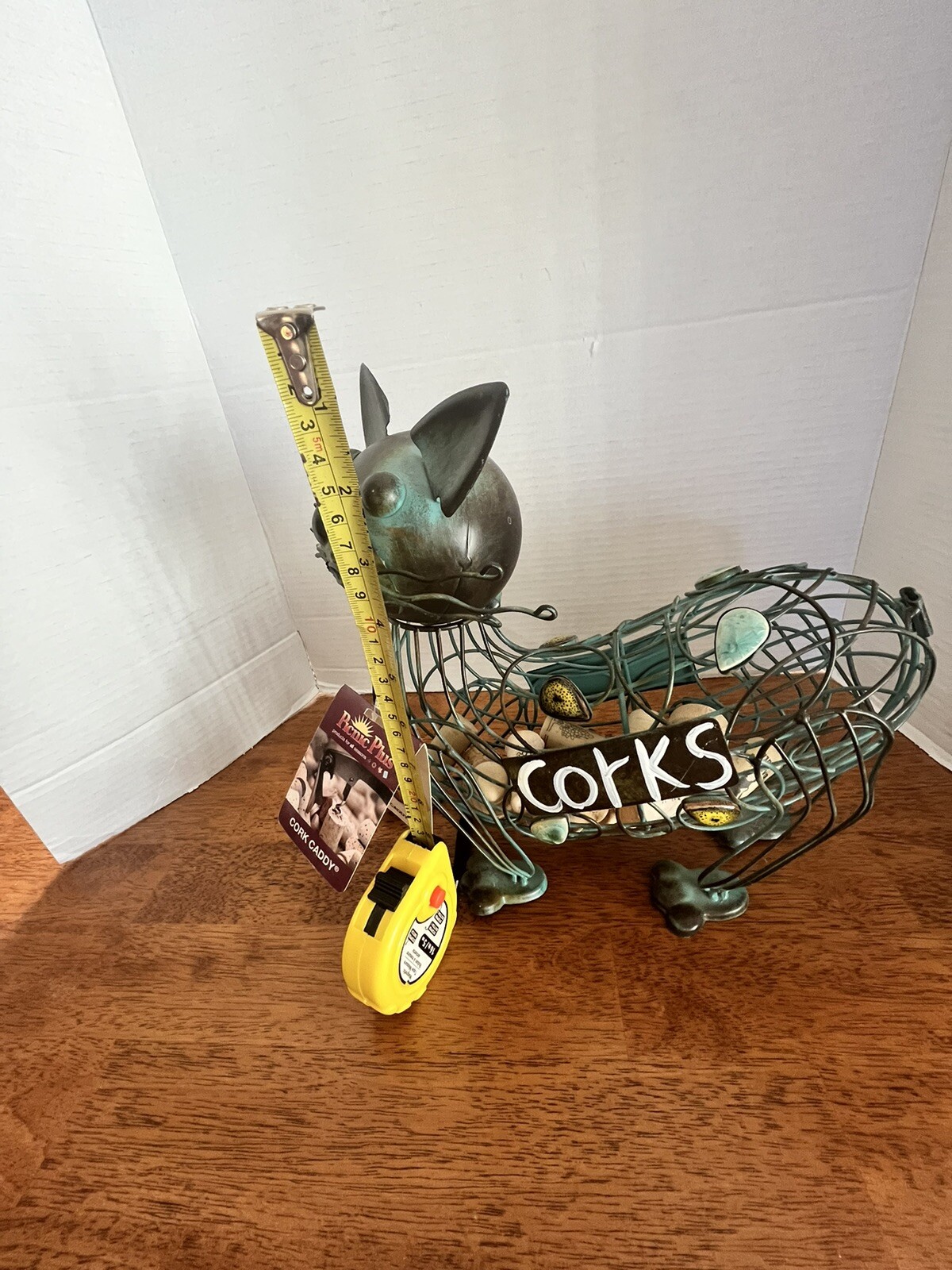 Unique/metal/ Wire  Cat/ Wine Cork Holder/Picnic Plus/NWT