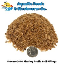 Freeze-Dried Arctic Krill Siftings - Ideal for All Tropicals, Baby Fish  Fry