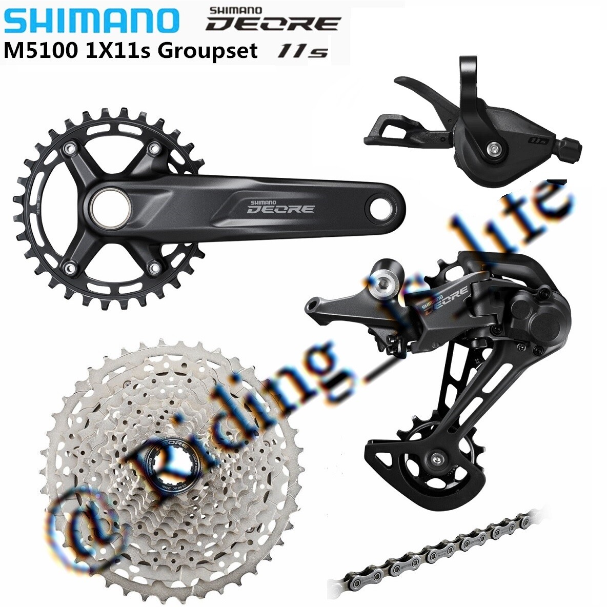 New SHIMANO Deore M5100 1X11 11Speed MTB Groupset M6100/MT200