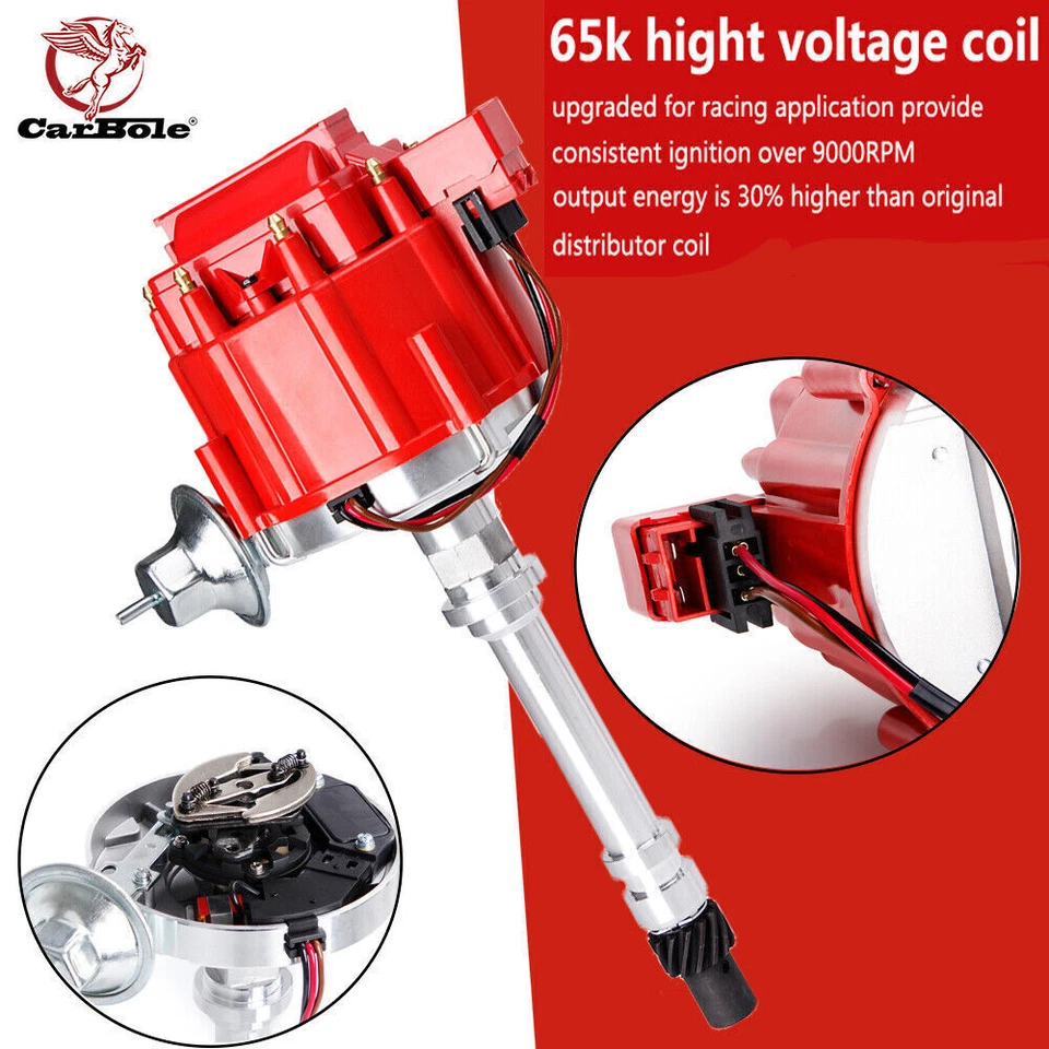 For Chevrolet SBC BBC 350 Ignition Distributor Electronic Small/Big Block GM HEI - Image 3 of 4