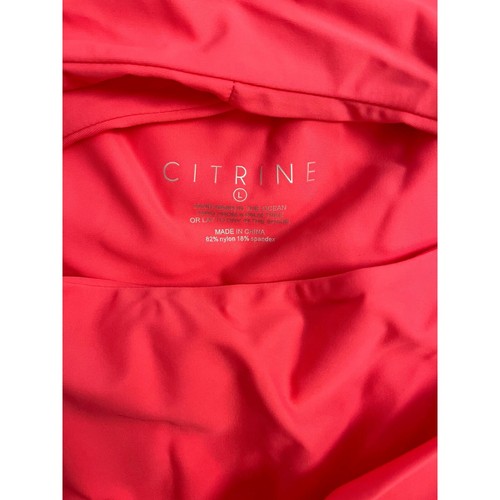 CITRINE Women's Amelia One-Piece Swimsuit In Dark Coral Sz L NWT - Picture 5 of 9