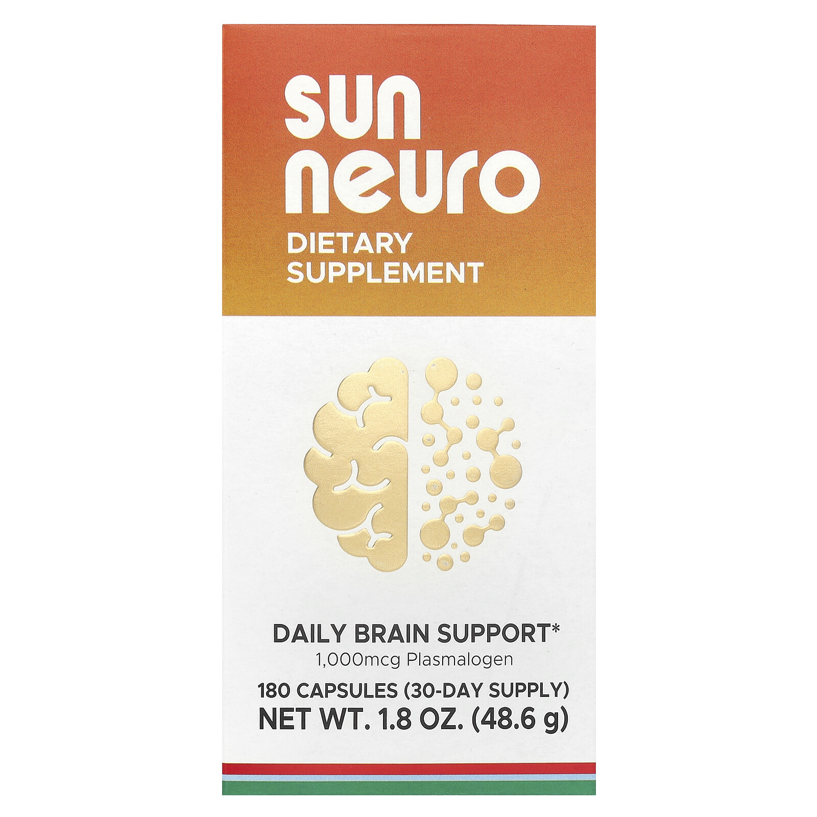 Sun Neuro, 1000 мкг, 180 капсул (по 166 мкг в каждой капсуле)