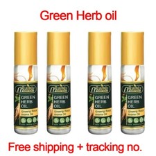 4x Balsam Balm Thai Green Herb Oil Massage Headache Dizziness Relief Pain,8 cc