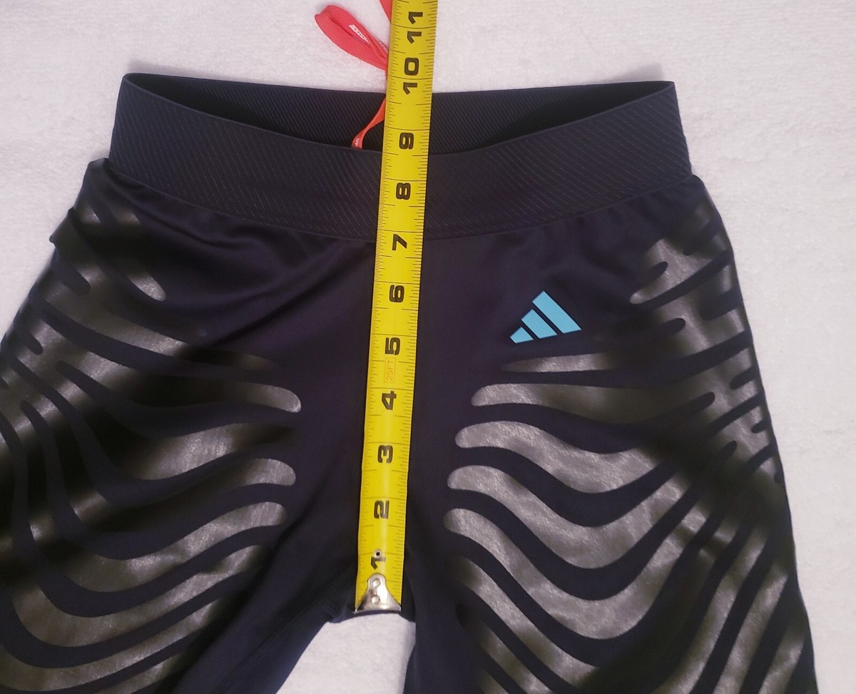 adidas ADIZERO レディースハイブリットレーシングショーツ　サイズS Adidas Adizero Control Running Half Tights Womens S Race