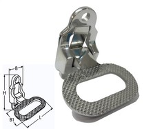 Marche de Mat Pied / Bain Pliable Universel inox..