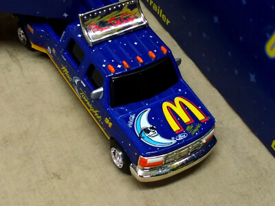 ミニカーMac Tonight Ford Dually&Trailer 1/64 Rare! #94 Bill Elliott 1997 Ford F350 Mac Tonight Dually And Show