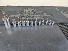 #be013 Snap-on Tools 12 Pc Combo Drive TORX Bit Socket Set 212EFTXY