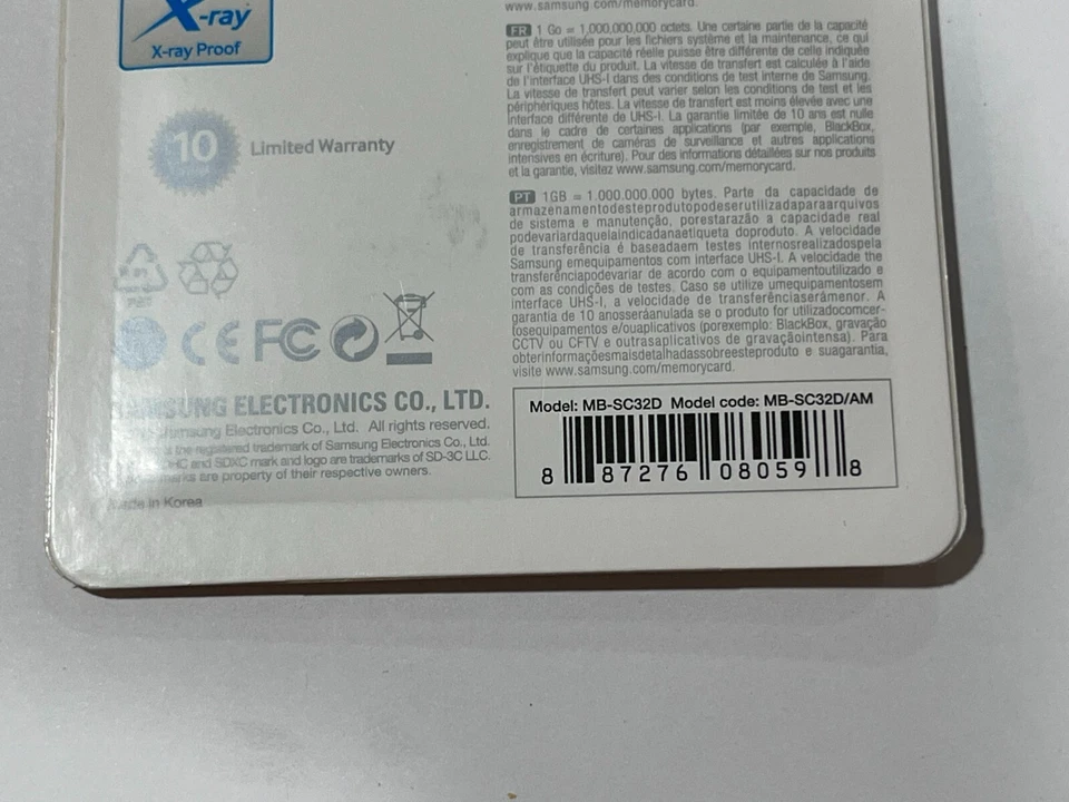 New Samsung SDXC EVO+ Memory Card 32GB MB-SC32D/AM - Image 4 of 4