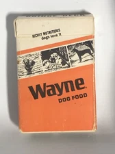 Vintage Playing Cards  Wayne Dog Food Advertising Card Deck Dogs  Bridge Deck