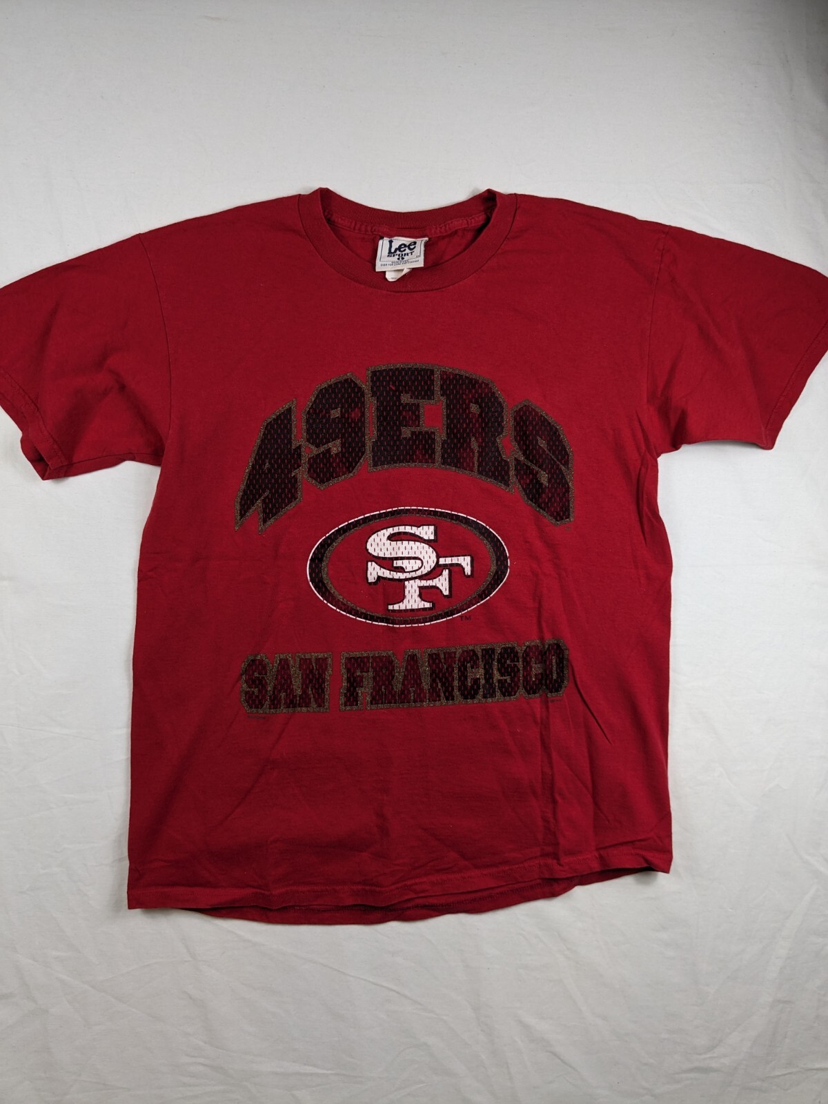 vintage san francisco 49ers 1996 shirt Lee Sport Tag Nutmeg Size Large