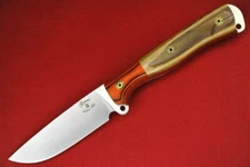 Busse Custom Anniversary Mean Street .165" Satin Blade, G10 G-rexed Fossil Bark