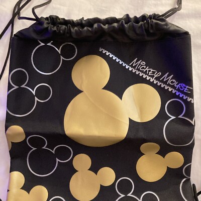 Disney Mickey Mouse Black Gold Silver Backpack Disney Mickey Mouse 15 main image 3