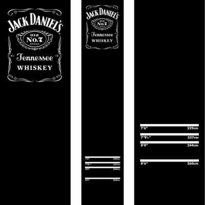 Mission Darts Jack Daniels Deluxe Dartteppich - Offizieller Dart Mat Mit Stil