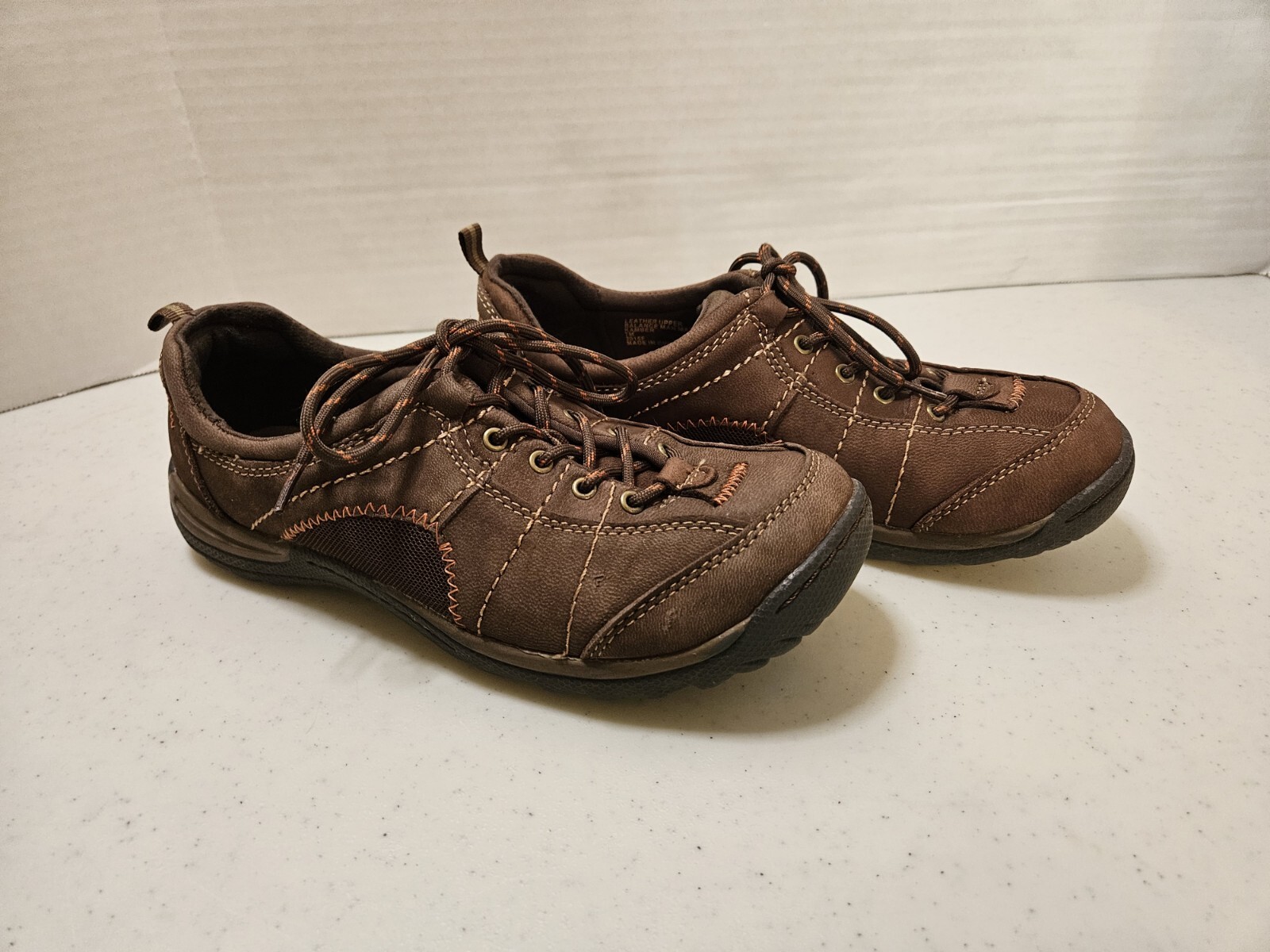 Earth Origins Brown Lace Up Shoes Kamber 7 Medium Sof… Gem