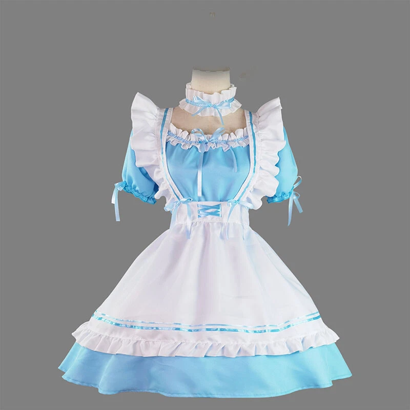 princess polly baby blue dress Blue Maid Dress main image 1