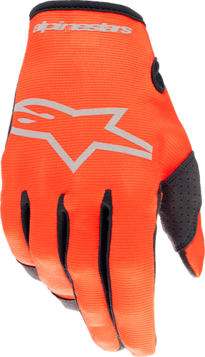 Alpinestars Radar Handschuhe Für Jugendliche & Kinder – Unisex, Hot Orange/Schwarz