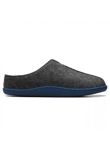 Zapatillas Clarks Home Mule para hombre gris oscuro textiles interiores talla UK 10 G 44,5 EUR - Imagen 7 de 7