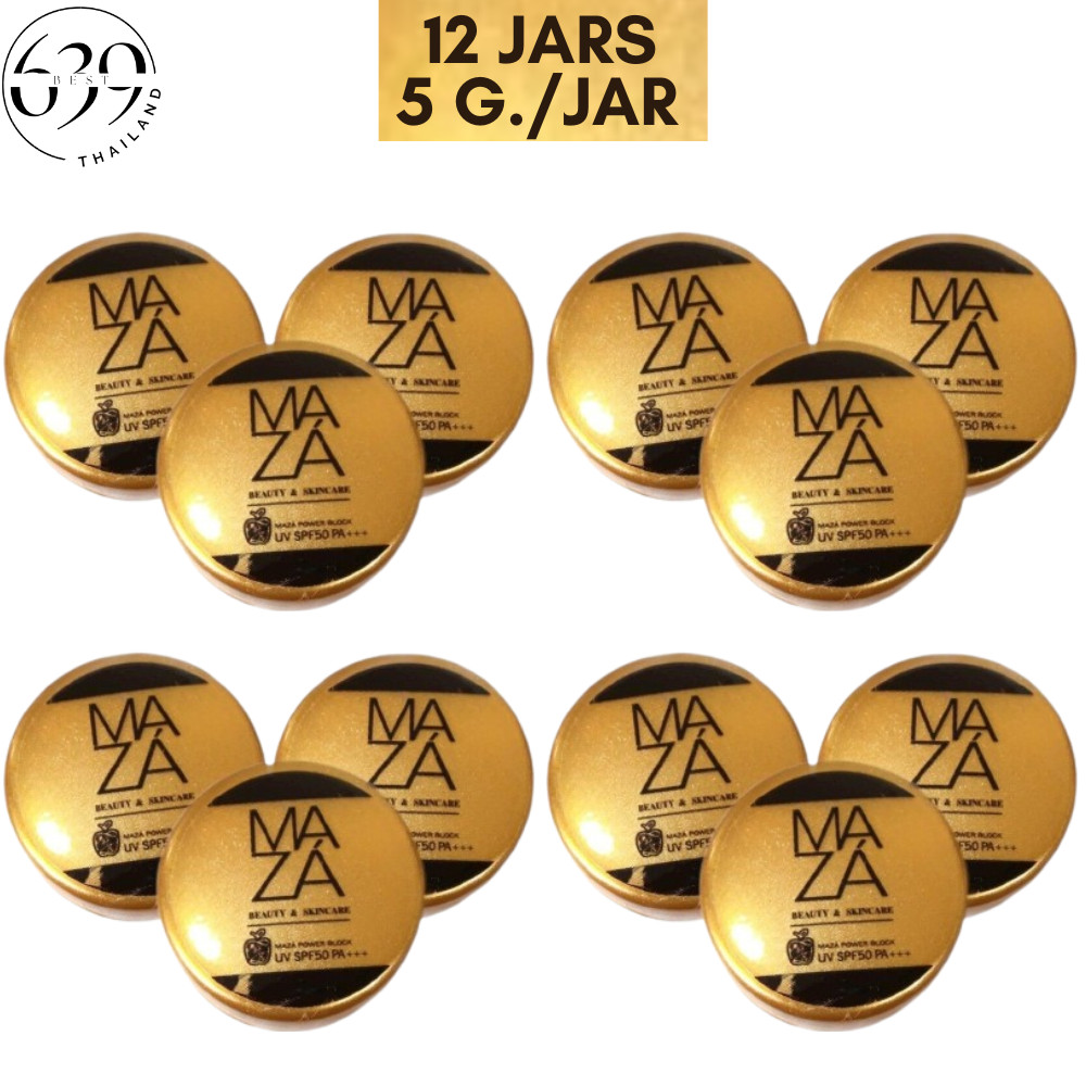 X12 Maza Protector Solar Impermeable, Sudor Bloque de Polvo UV SPF50 +++