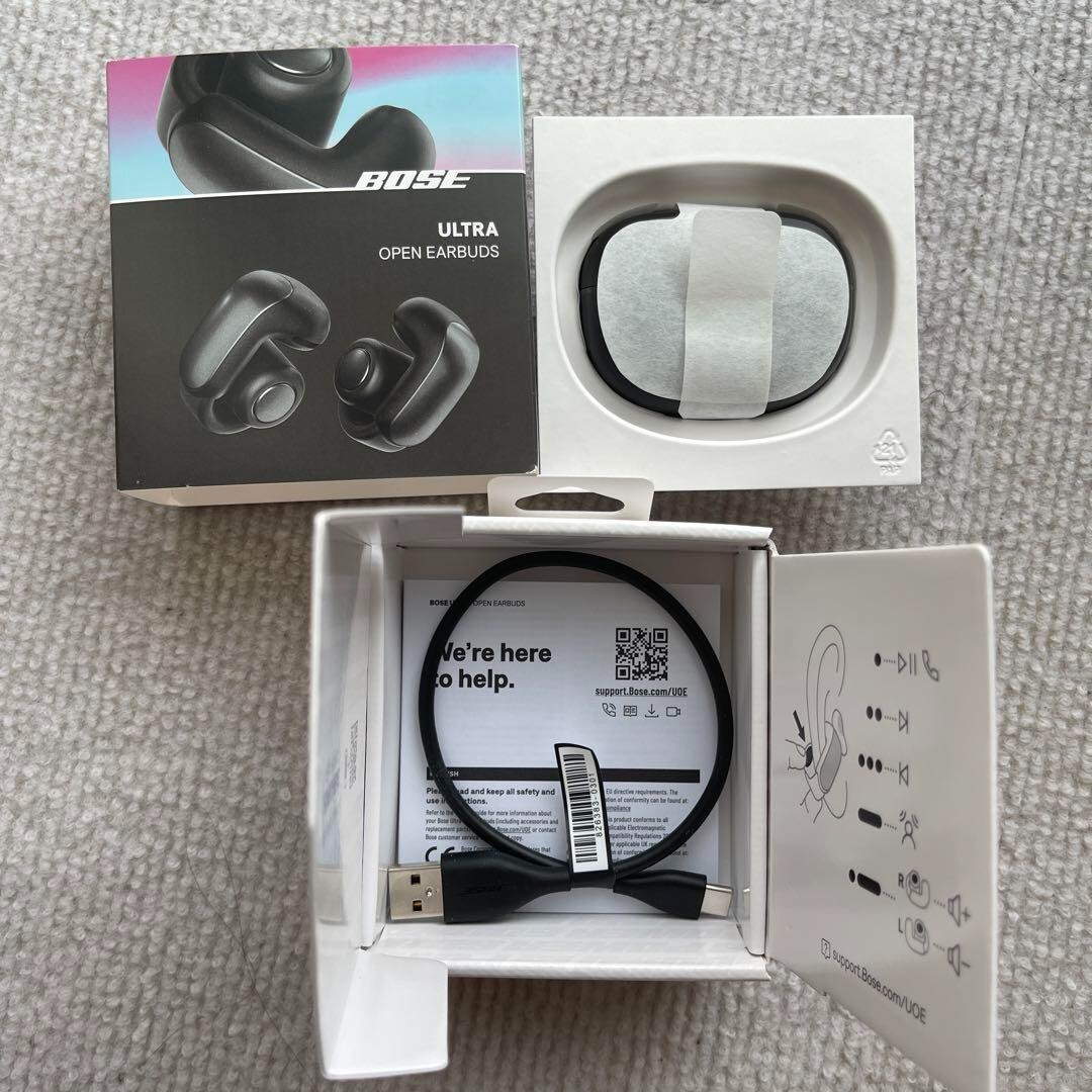 Bose Ultra Open Earbuds【正規品/レシート/箱/コード付】 Bose Ultra Open Earbuds Completely Wireless Open Earbuds