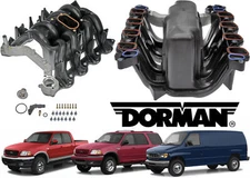 Dorman 615-188 Black Plastic Intake Manifold With Gaskets New Free Shipping USA