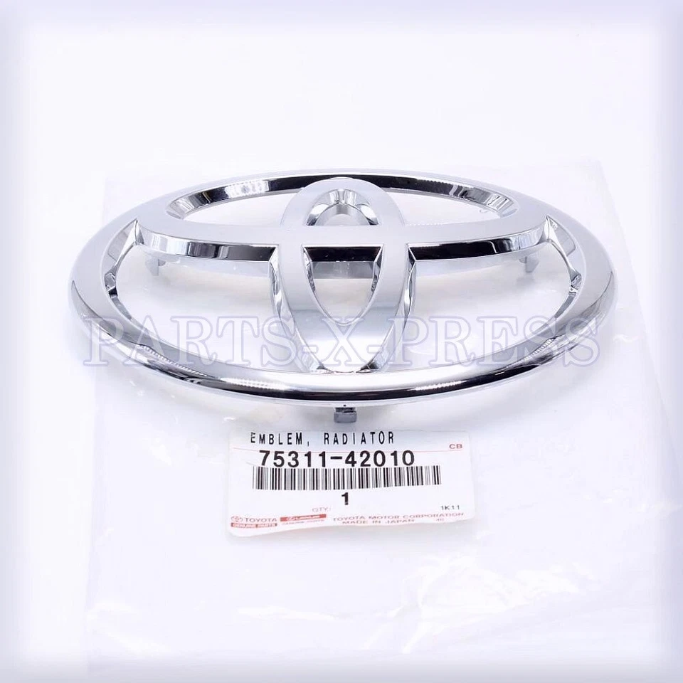 OEM GENUINO TOYOTA RAV4 06-2012 PARRILLA DELANTERA RADIADOR CROMO EMBLEMA 75311-42010 Foto 3 de 4