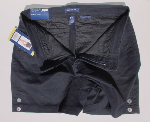 Ladies Bandolino Violet Shorts Cotton Soft Touch Blue Black UK 8 10 12 14 16 NEW - Picture 7 of 23