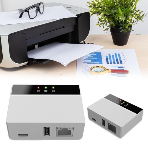 Network Printer Server LAN Print Share Server Wireless U7Q7 Efficie Server Z1J8 - Photo 8/10