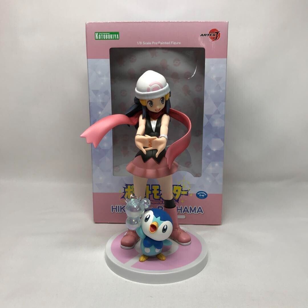 Kotobukiya Artfx J Pokemon Dawn with Piplup 1/8 Scale Figure NEW from Japan