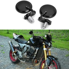 Motorcycle Foldable 7/8" Handle Bar End Rear Mirror For Triumph Street Scramble