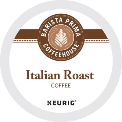 Barista Prima Coffee house Italian Roast K Cups 96 Pods - Bulk Stock