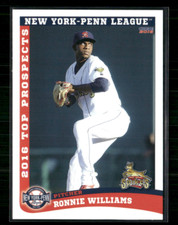 Ronnie Williams 2016 New York Penn League Top Prospects Set