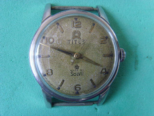 TITUS 17Jewels used Manual Watch Vintage