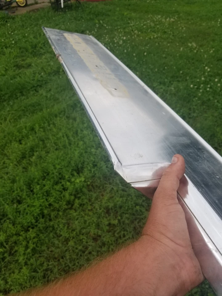 Chevrolet K10 K20 1981-87 puerta trasera tira de panel cromado Foto 3 de 4