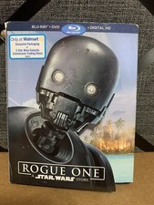 ROGUE ONE A STAR WARS STORY- w/2 trading discs Digital Code , Blu-Ray,DVD