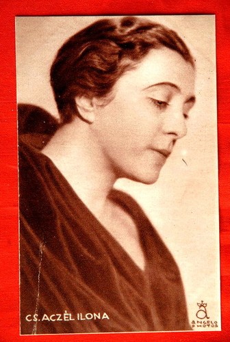 ACZEL ILONA 1920’ VINTAGE POSTCARD PHOTO ACTOR HUNGARY
