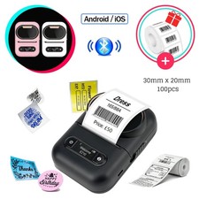 Bluetooth Thermal Printer Machine Barcode Address QR Sticker Label Makers LOT