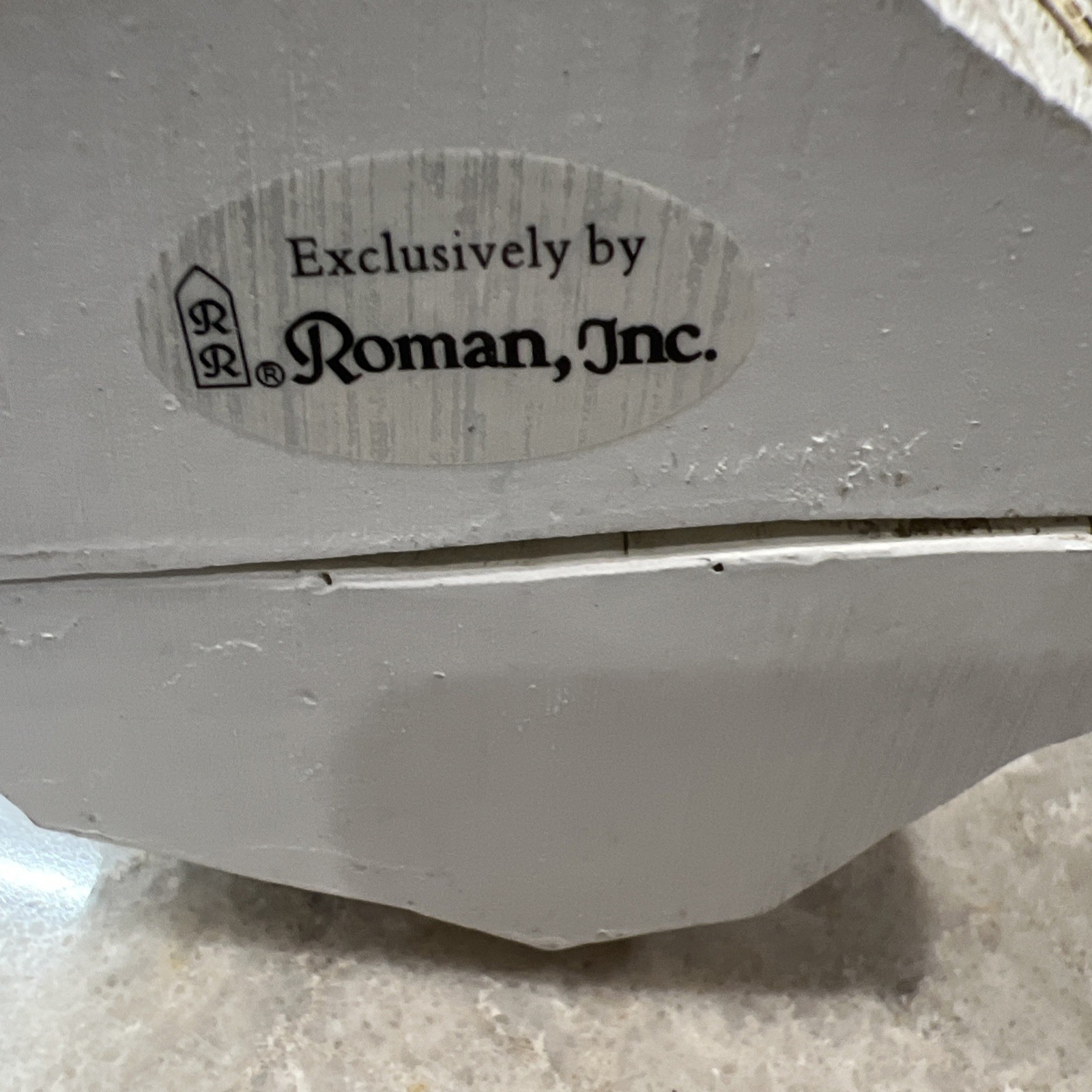 2015 Roman,Inc - Hinged Faux Log Opens to Nativity Scene - 9.75" T