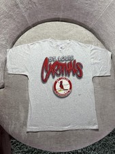 Vintage St. Louis Cardinals Shirt Mens Large MLB Baseball Graphic Logo 7 90s