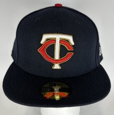 MINNESOTA TWINS NEW ERA BASEBALL HAT ON FIELD - 7 3/8